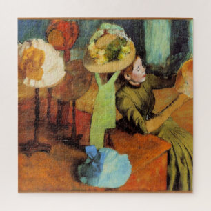 Quebra-cabeça O Compro Millinery de Edgar Degas,