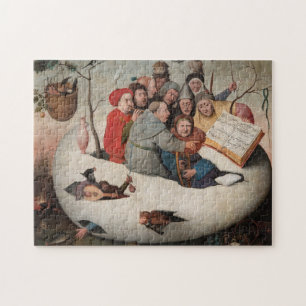 Quebra-cabeça O concerto no ovo por Hieronymus Bosch