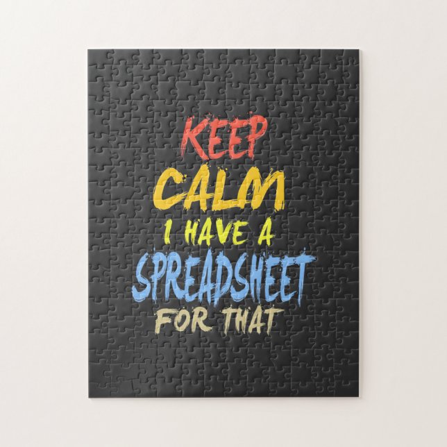 Quebra-cabeça O Contador Tem Uma Planilha Para Isso (Vertical)