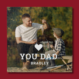 Quebra-cabeça O CORAÇÃO FANTÁSTICA ADORA VOCÊ PAI nomes de fotos