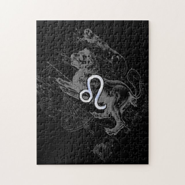 Quebra-cabeça O cromo gosta do mapa Hevelius da constelação do (Vertical)