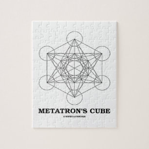 Quebra-cabeça O cubo de Metatron (geometria sagrado)