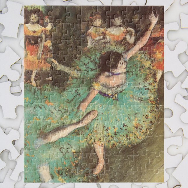 Quebra-cabeça O Dançarino Verde de Edgar Degas, Balé de Vintage (Criador carregado)