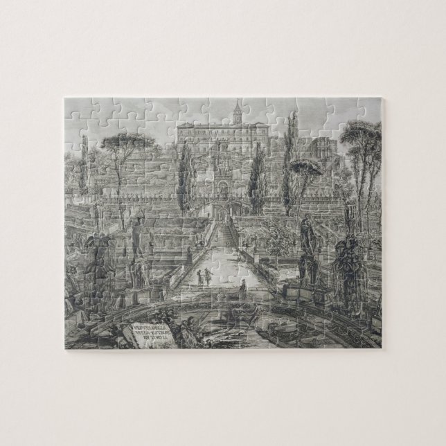 Quebra-cabeça O d'Este da casa de campo em Tivoli (gravura) (Horizontal)