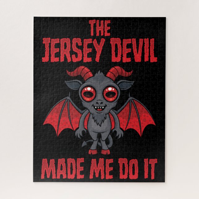 Quebra-cabeça O Diabo de Jersey Me Fez Fazer Isso (Vertical)