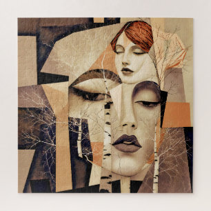 Quebra-cabeça O Eco de “Virelle” – Um Retrato Abstrato