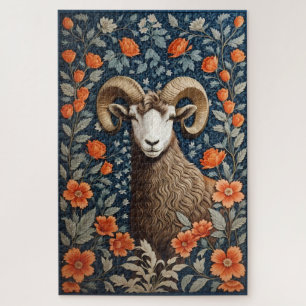 Quebra-cabeça O Elegante Grande Ovelino William Morris Inspirou