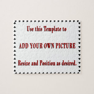 Quebra-cabeça O enigma feito sob encomenda adiciona sua própria