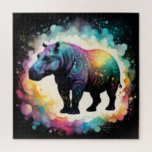 Quebra-cabeça O Espectral Hippo: Uma Viagem Holográfica
