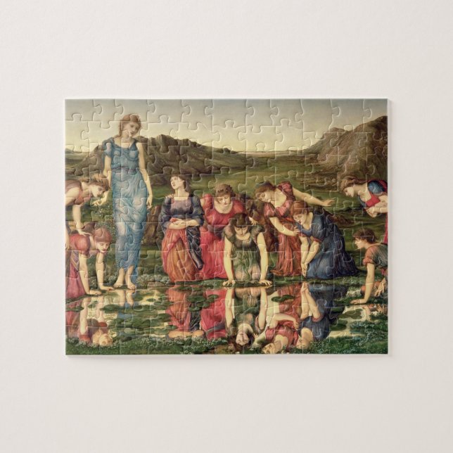 Quebra-cabeça O espelho de Venus, 1870-76 (óleo em canvas) (Horizontal)