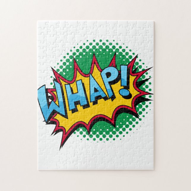 Quebra-cabeça O estilo cómico do pop art Whap! (Vertical)