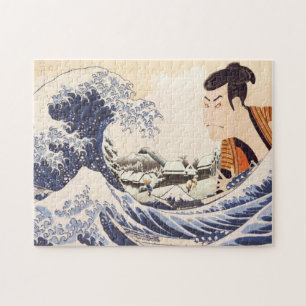 Quebra-cabeça O Excelente Wave Ukiyoe Collages