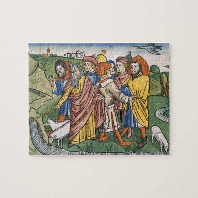 Quebra-cabeça O êxodo 17 1-7 Moses faz o volume de água do (Horizontal)