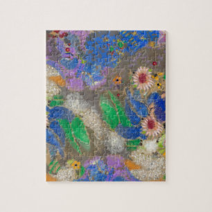 Quebra-cabeça O fundo de abstrato de Odilon Redon.