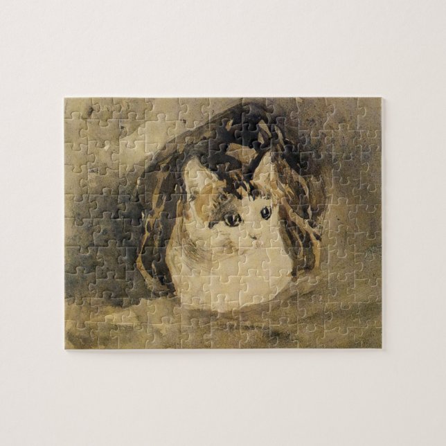 Quebra-cabeça O Gato (de Gwen John) (Horizontal)