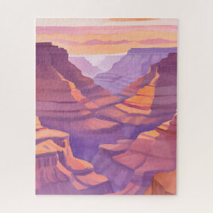 Quebra-cabeça O Grand Canyon Aquarela do Parque Nacional