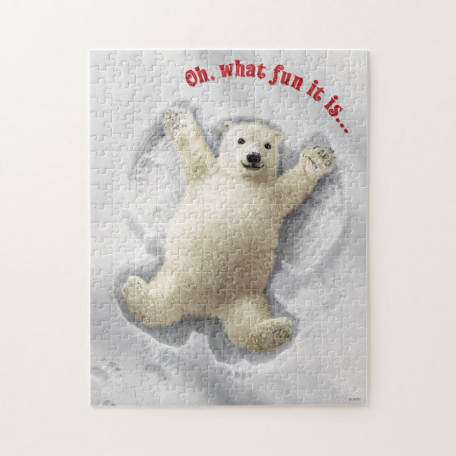 Quebra-cabeça O Grande Anjo da Neve (Vertical)