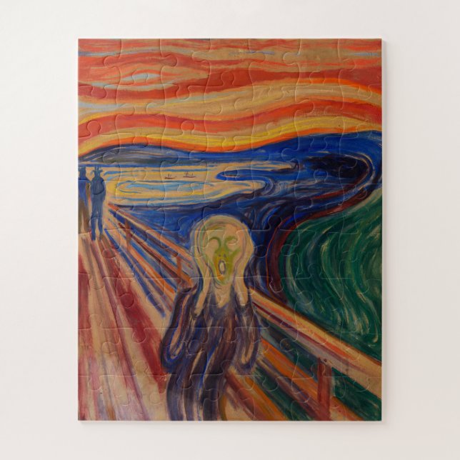 Quebra-cabeça O Gritar, 1910, por Edvard Munch (Vertical)