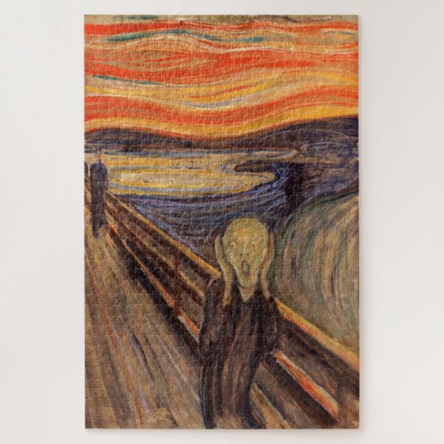 Quebra-cabeça O Gritar - Edvard Munch (Vertical)