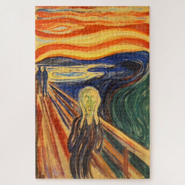 Quebra-cabeça O Gritar │ Edvard Munch (Vertical)