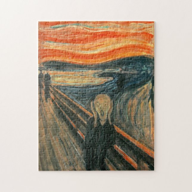 Quebra-cabeça O gritar por Edvard Munch (Vertical)