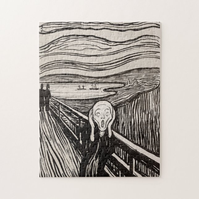 Quebra-cabeça O Grito de Edvard Munch (Vertical)
