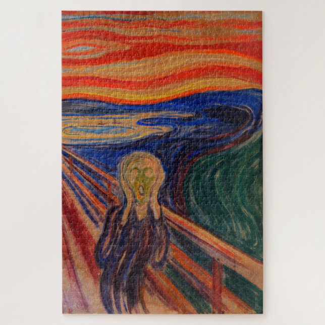 Quebra-cabeça O Grito de Edvard Munch (Vertical)