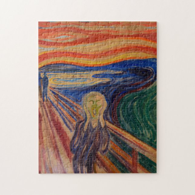 Quebra-cabeça O Grito de Edvard Munch (Vertical)