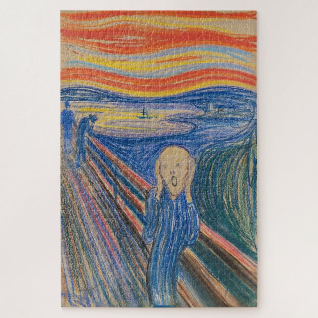 Quebra-cabeça O Grito de Edvard Munch – Arte Fina Clássica (Vertical)