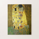 Quebra-cabeça O ~ Gustavo Klimt do beijo<br><div class="desc">Este é o beijo pintado por Gustavo Klimt em 1907. É a pintura a mais famosa de Nouveau da arte na história</div>