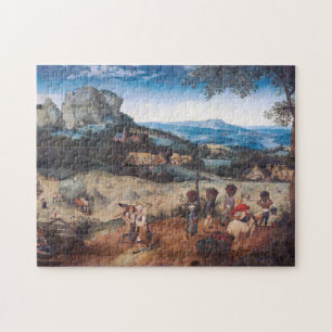Quebra-cabeça O Haymaking, Pieter Bruegel