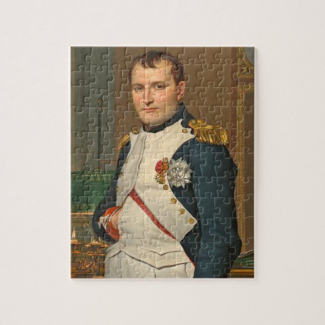 Quebra-cabeça O imperador Napoleon em seu estudo no Tuileries (Vertical)