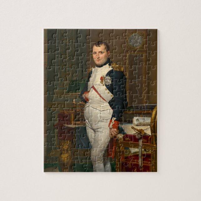 Quebra-cabeça O imperador Napoleon em seu estudo no Tuileries (Vertical)