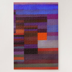 Quebra-cabeça O Incêndio De Paul Klee À Noite Na Abstrato Bela A