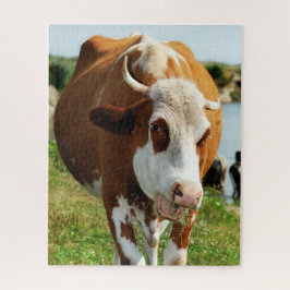 Quebra-cabeça O Incrível Animal Engraçado Da Vaca Cantante