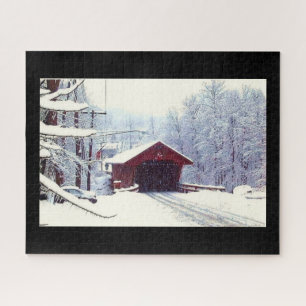 QUEBRA-CABEÇA O INVERNO E A PONTE COBERTA