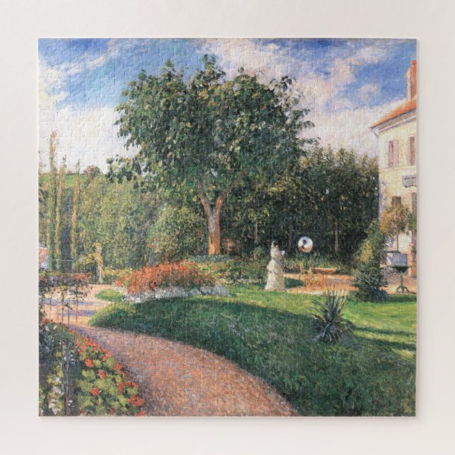 Quebra-cabeça O Jardim de Les Mathurins Camille Pissarro (Vertical)