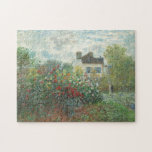 Quebra-cabeça O Jardim do Artista em Argenteuil Claude Monet<br><div class="desc">O Jardim do Artista na Argentina,  Canto do Jardim com Dahlias (1873),  de Claude Monet.</div>