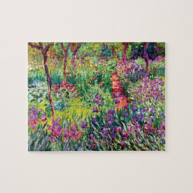 Quebra-cabeça O Jardim Íris de Claude Monet (Horizontal)