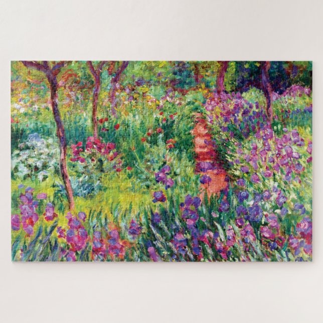 Quebra-cabeça O Jardim Íris de Claude Monet (Horizontal)