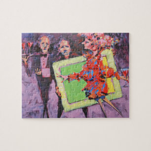 Quebra-cabeça O Jogo da Galeria Pintura / Artista Larry Lerew