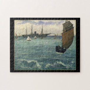 Quebra-cabeça O "Kearsarge" em Boulogne Edouard Manet Fine Art