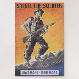 Quebra-cabeça O Libertador. Retirada do poster de guerra britâni