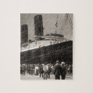 Quebra-cabeça O Lusitania chega a Nova Iorque 1907