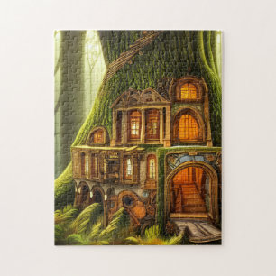 Quebra-cabeça O Magical Carved Treehouse
