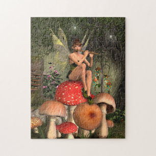 Quebra-cabeça O Magical Flute-Player Postcard Magnet