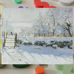 Quebra-cabeça O Mágico de Claude Monet<br><div class="desc">O Magpie (francês: La Pie) é uma pintura paisagística de inverno do impressionista francês Claude Monet, criada durante o inverno de 1868-1869 perto do município de Étretat, na Normandia. A pintura é uma das primeiras obras-primas de Monet, apresenta uma combinação de uma faixa muito restrita de cores, perspectiva aérea e...</div>
