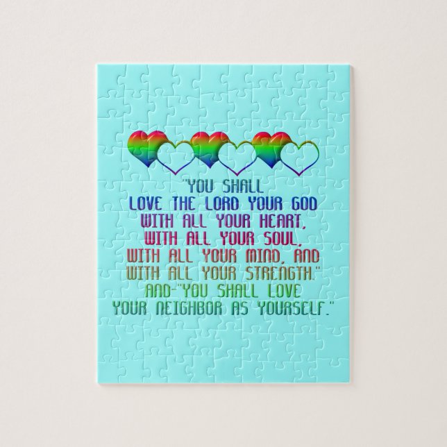 Quebra-cabeça O maior mandamento (Vertical)