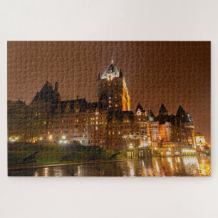 Quebra-cabeça O maravilhoso Hotel Frontenac, cidade de Quebec, C