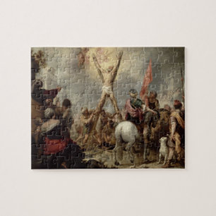Quebra-cabeça O martírio de St Andrew, 1675-82 (óleo no canva